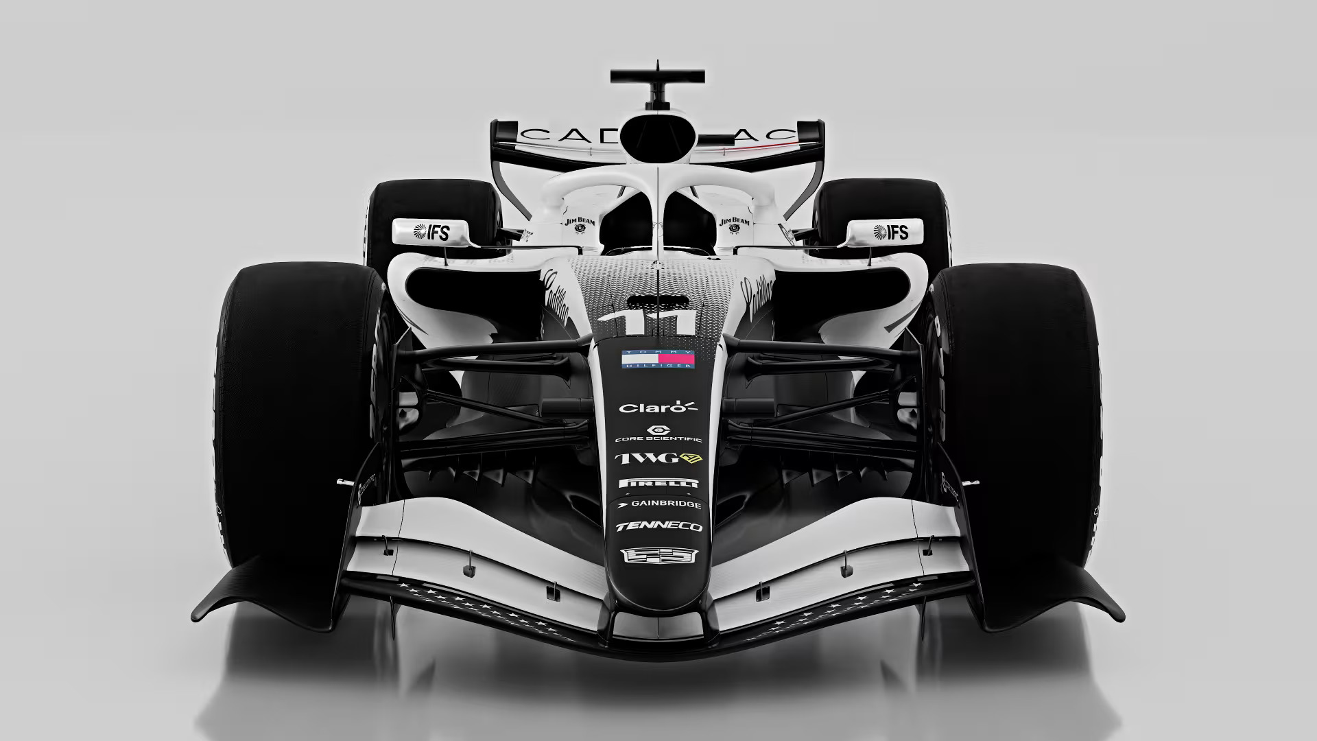 Livery Cadillac F1 Team GP Miami 2026 - Esta imagen muestra el diseño distintivo del Cadillac F1 Team para el Gran Premio de Miami 2026. La livery destaca por sus colores y detalles únicos que representan la marca. Este diseño es parte de la estrategia del equipo para atraer a los fanáticos en este evento importante.