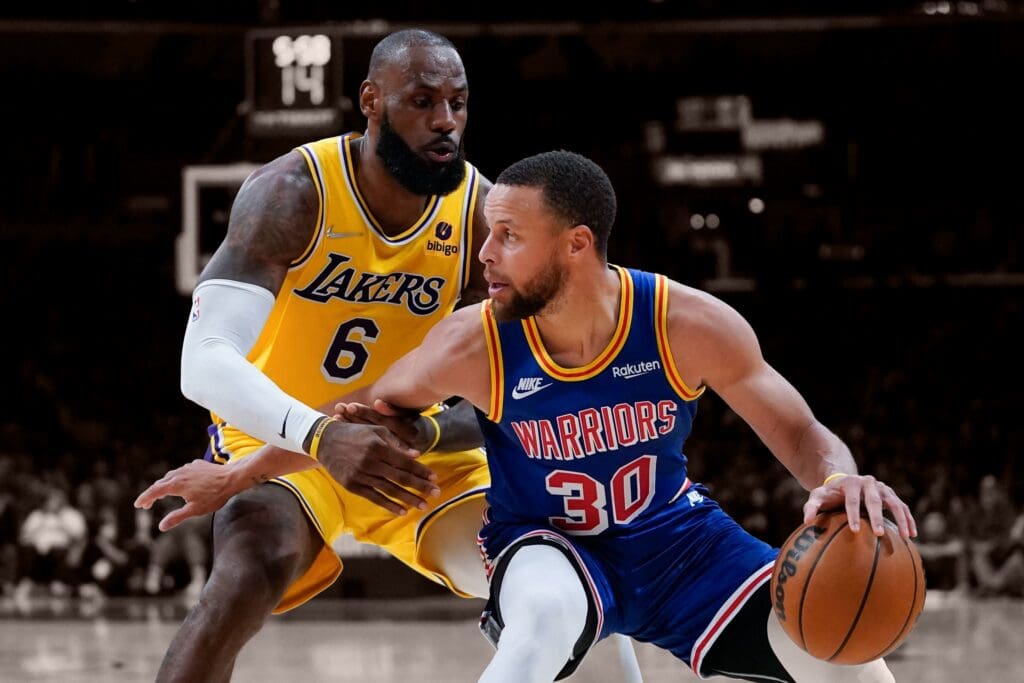 LeBron James Stephen Curry NBA Navidad