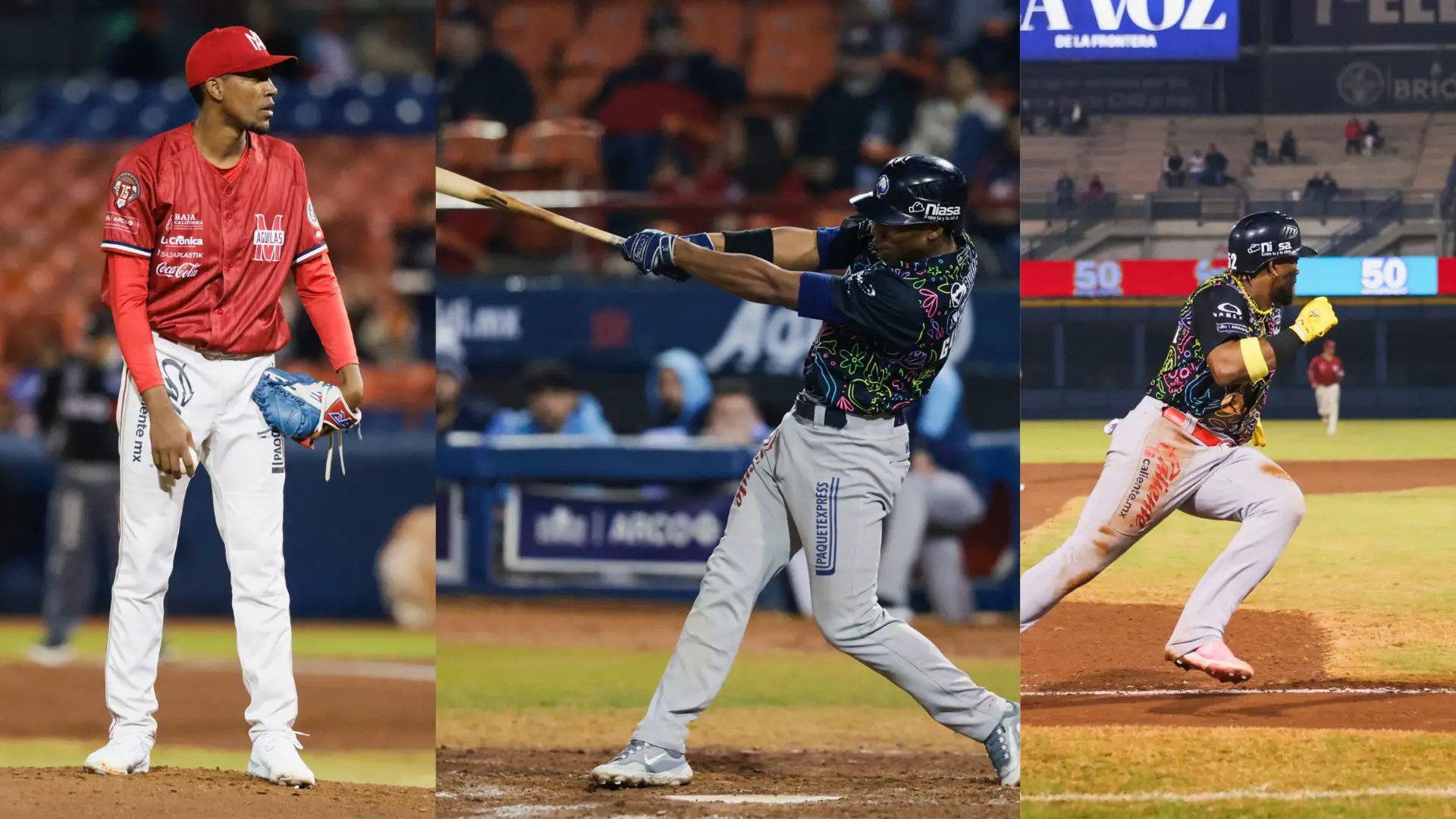 Javier Mirabal tuvo anoche su primera aparición como abridor en la Liga Arco Mexicana del Pacífico cuando enfrentó a los Algodoneros de Guasave