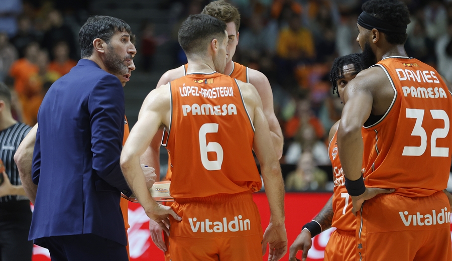Las palabras de Álex Mumbrú tras la derrota del Valencia Basket ante Covirán Granada