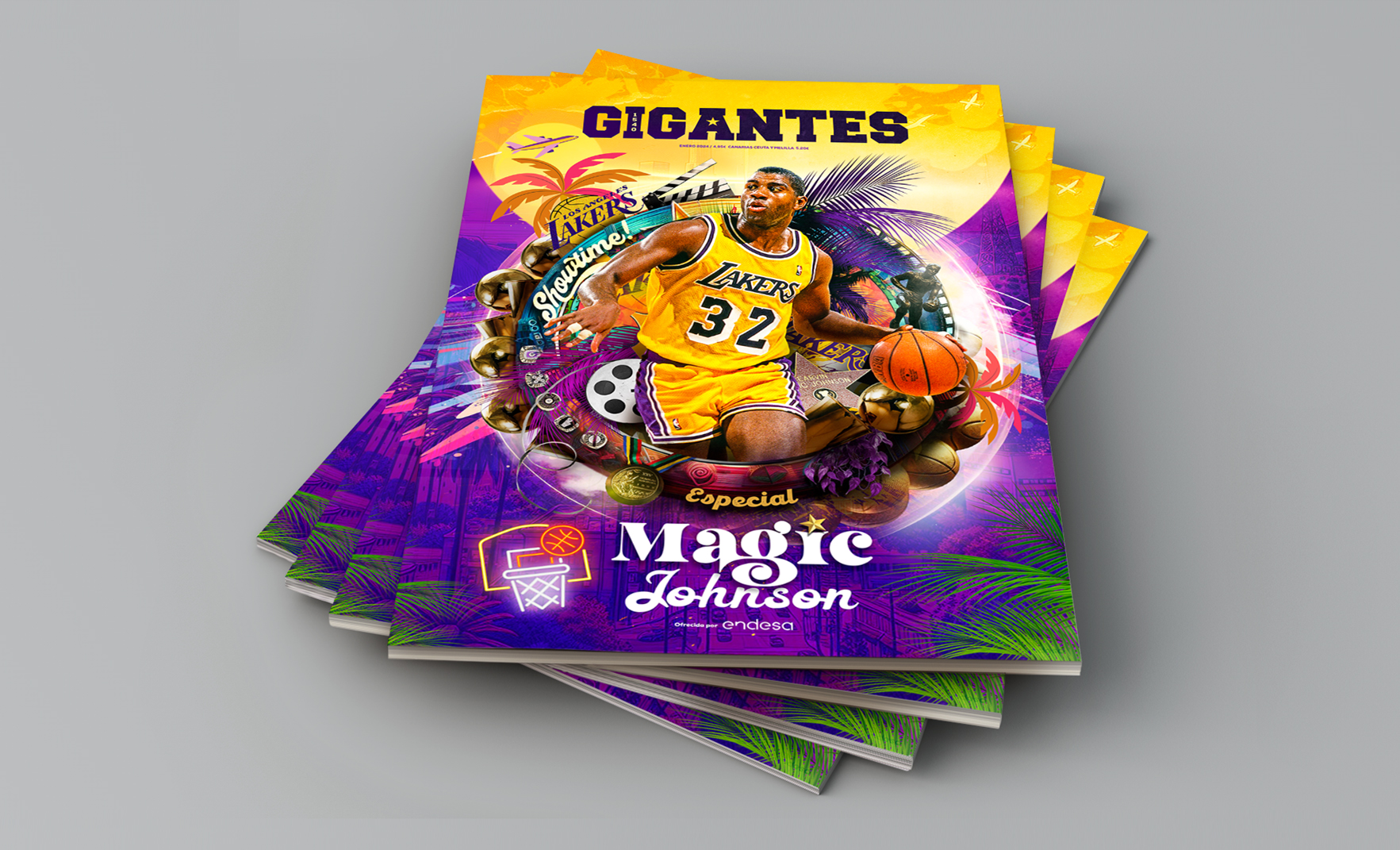 Especial Magic Johnson: nueva revista Gigantes ya disponible. Descubre los contenidos y cómo conseguirla