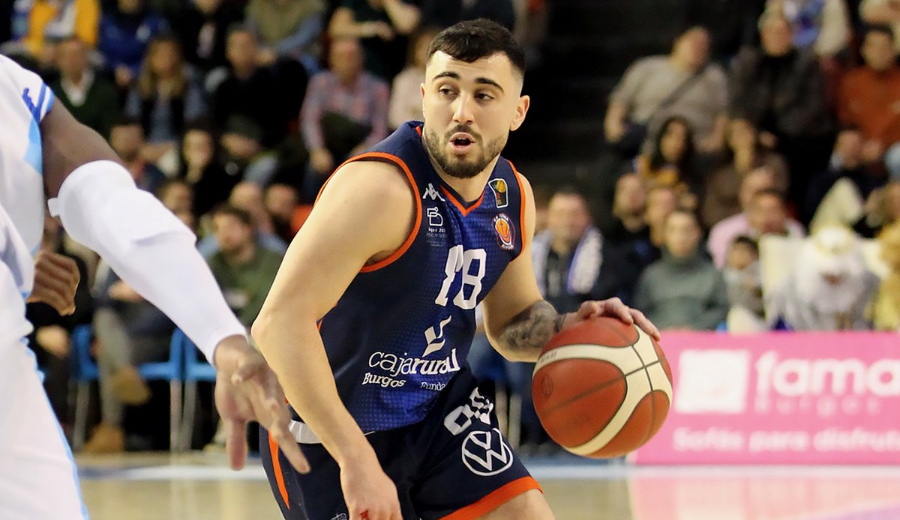 Casademont Zaragoza y Tizona Burgos acuerdan el traspaso de Dídac Cuevas. Así estaba siendo su temporada en LEB Oro