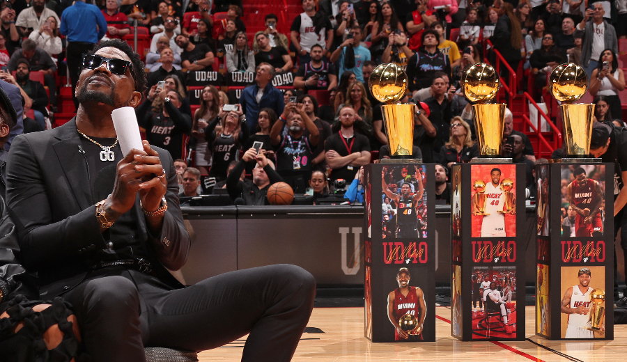 Los Miami Heat retiran la camiseta de Udonis Haslem en una ceremonia muy especial