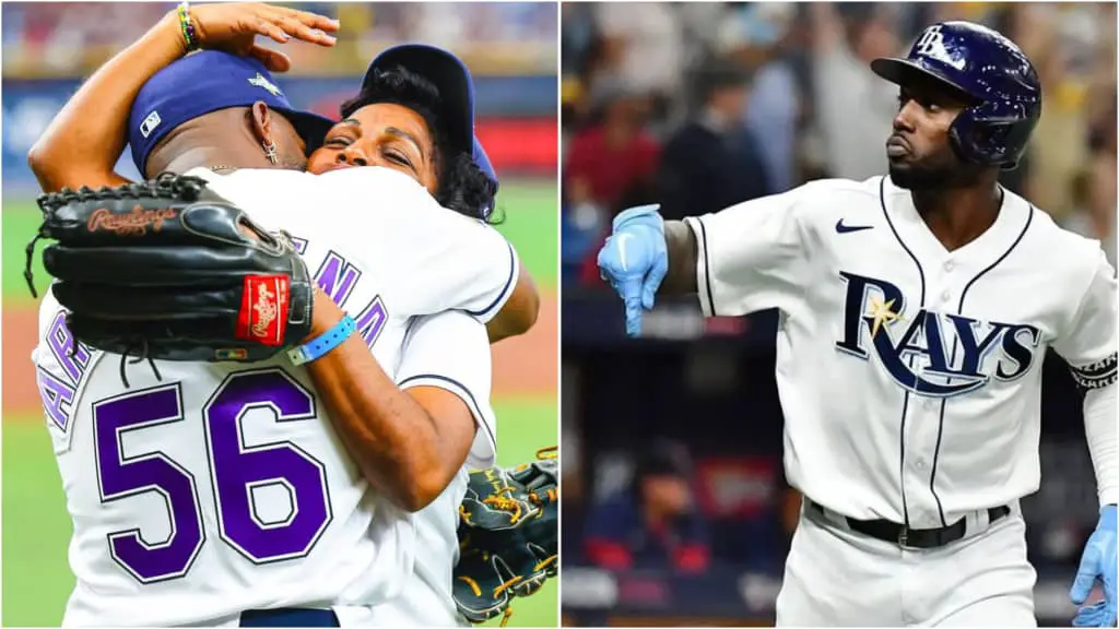 Randy Arozarena fue líder de bases por bolas entre los cubanos en MLB este 2023