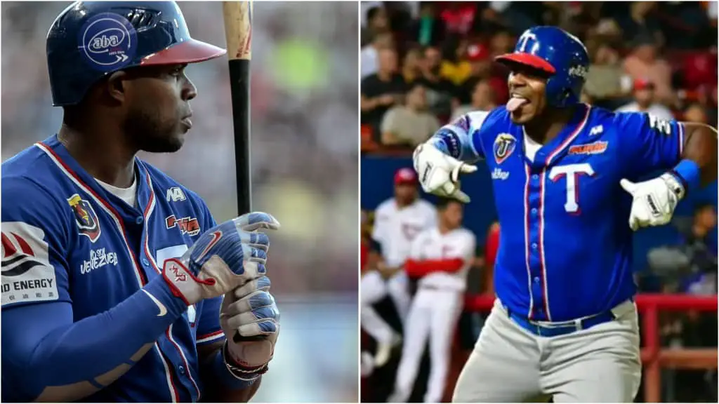Yasiel Puig con cuadrangular guía triunfo de Tiburones de La Guaira en Venezuela