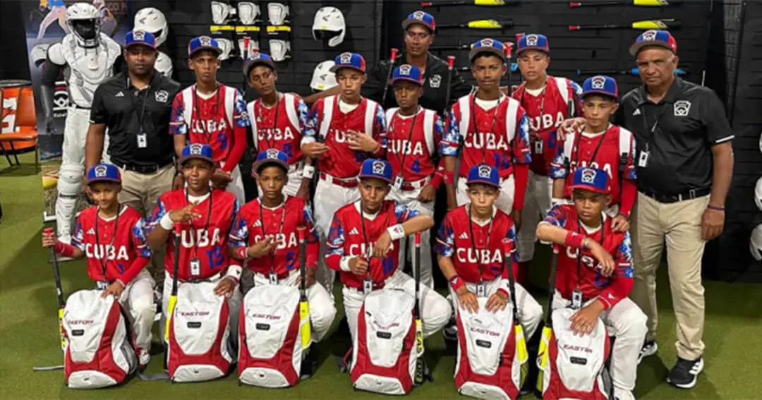 Con 13 años: Salió de Cuba pelotero que participó en la Serie Mundial de Pequeñas Ligas 2023