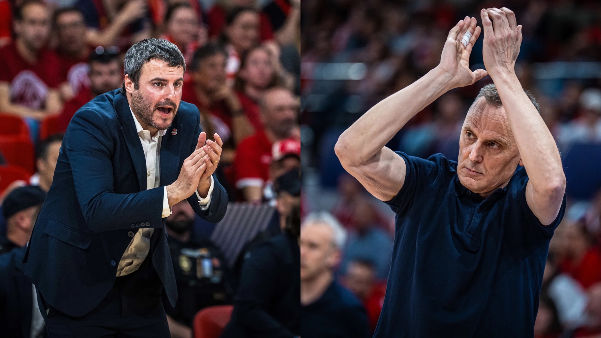 Las palabras de Carlos Cantero y Roberto Íñiguez tras acceder a semifinales de la EuroLeague Women
