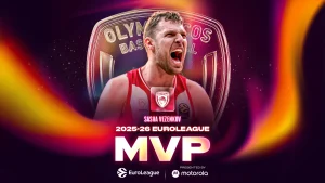 Sasha Vezenkov, nombrado MVP de la Euroliga en la temporada 2025-26