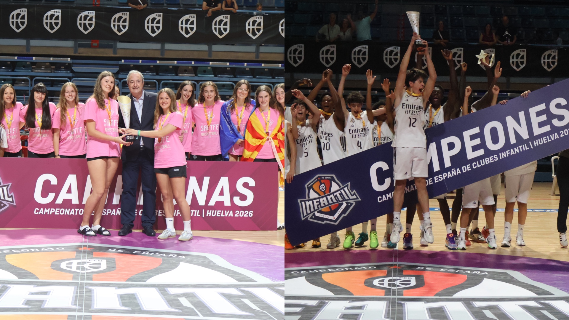 ¡Celebran CB Santfeliuenc y Real Madrid!