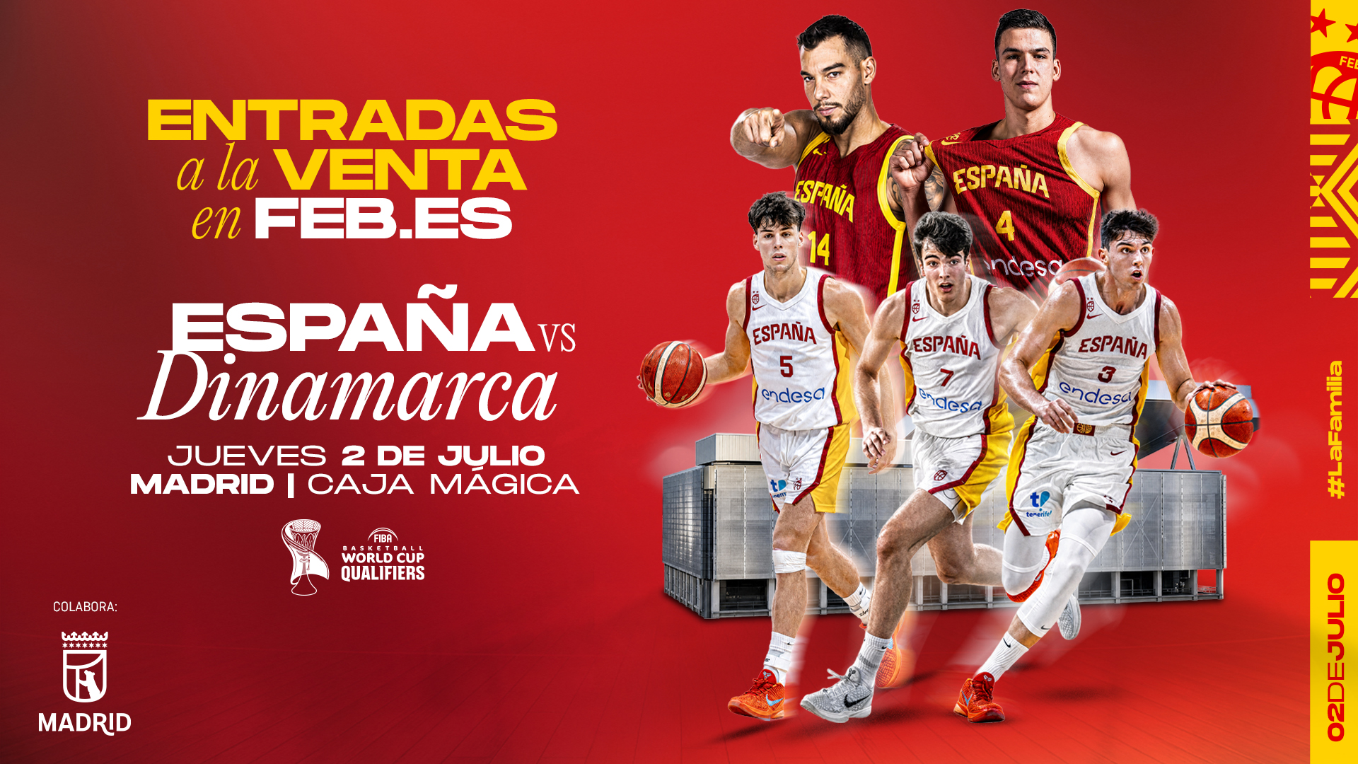 ESPAÑA DINAMARCA SORTEO ENTRADAS