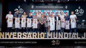 El homenaje de la FEB por el 20 aniversario del Mundial de Saitama en 2006