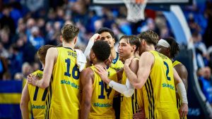 La lista de 14 jugadores de Suecia para las ventanas FIBA de agosto