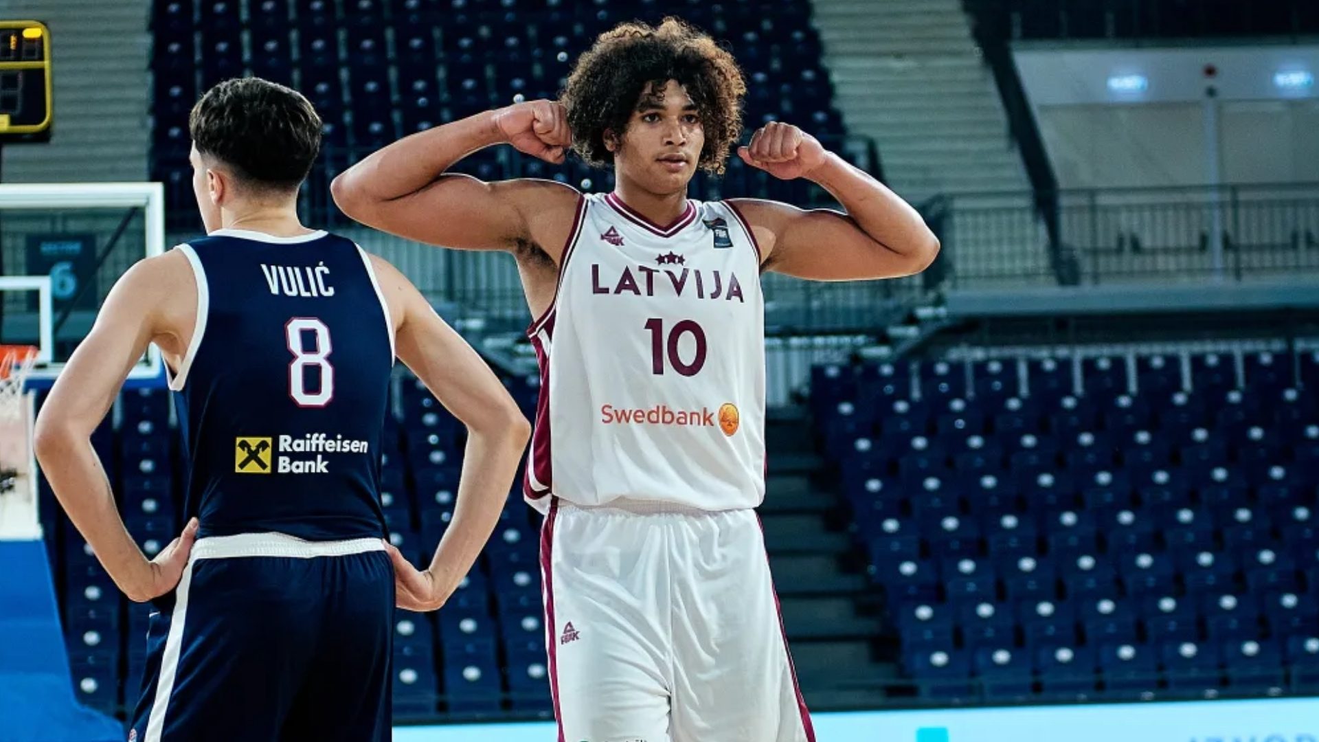quién es la estrella de Letonia que domina el EuroBasket U16